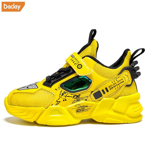 Zapatillas de baloncesto de malla cómodas y modernas para niños de Daclay, zapatillas transpirables que absorben los golpes para niños y niñas

Daclay Kids Comfy Fashion Mesh Basketball Shoes, Breathable Shock Absorbing S