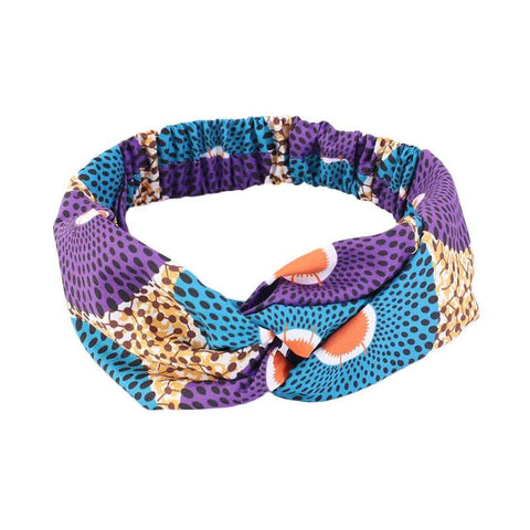 Diadema con estampado de patrón africano para mujer, banda para el cabello estilo Twist, accesorios para el cabello para salón de maquillaje, turbante para mujer