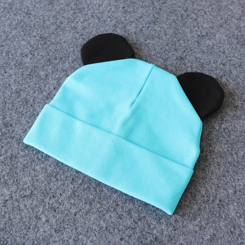 Chapeau pour bébé de 0 à 6 mois, chapeau chaud en coton avec oreilles pour nouveau-né, accessoires pour garçons et filles, automne et hiver