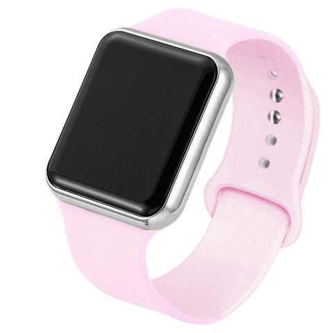 Reloj Digital deportivo para hombre y mujer, pulsera LED cuadrada de silicona, electrónica, elegante.  Especial para regalo. lujoso
Diversos colores.