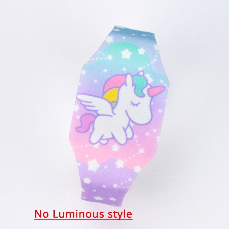 Relojes luminosos de unicornio para niños y niñas, Reloj LED Ocean World, Reloj electrónico para estudiantes, Reloj Infantil, variedad de diseños.