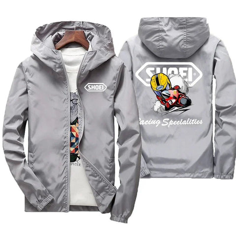 Chaqueta cortavientos para hombre de alta calidad, nueva, 2025, impermeable, grande, con capucha para montaña y bicicleta, para primavera y otoño.