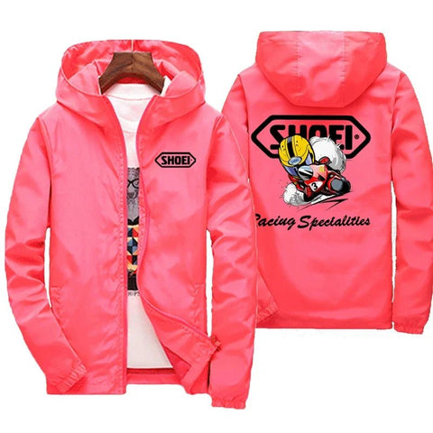 Chaqueta cortavientos para hombre de alta calidad, nueva, 2025, impermeable, grande, con capucha para montaña y bicicleta, para primavera y otoño.
