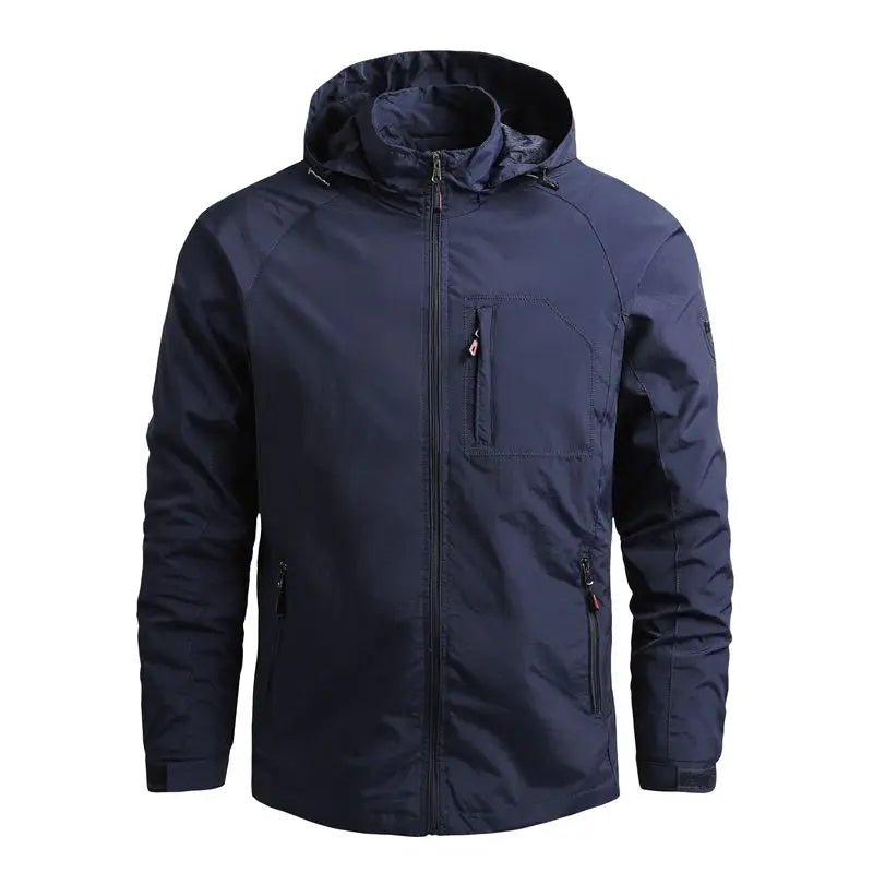 Chaqueta impermeable de primavera para hombre, para exteriores, de talla grande, cortavientos, impermeable, transpirable, para pesca, camping, chaquetas tácticas, ropa para hombre