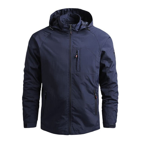 Chaqueta impermeable de primavera para hombre, para exteriores, de talla grande, cortavientos, impermeable, transpirable, para pesca, camping, chaquetas tácticas, ropa para hombre