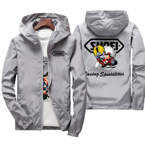 Chaqueta cortavientos para hombre de alta calidad, nueva, 2025, impermeable, grande, con capucha para montaña y bicicleta, para primavera y otoño.