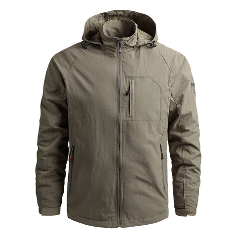 Chaqueta impermeable de primavera para hombre, para exteriores, de talla grande, cortavientos, impermeable, transpirable, para pesca, camping, chaquetas tácticas, ropa para hombre