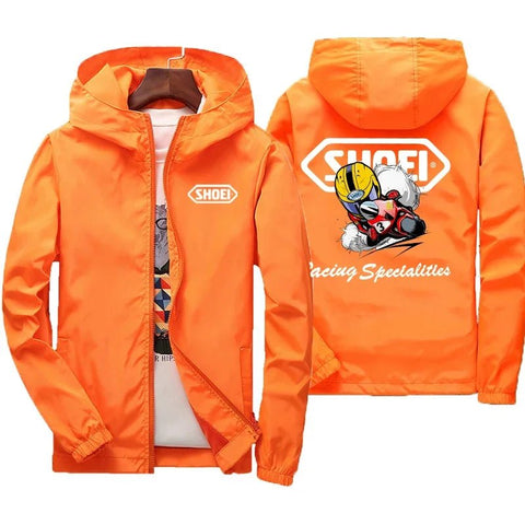 Chaqueta cortavientos para hombre de alta calidad, nueva, 2025, impermeable, grande, con capucha para montaña y bicicleta, para primavera y otoño.