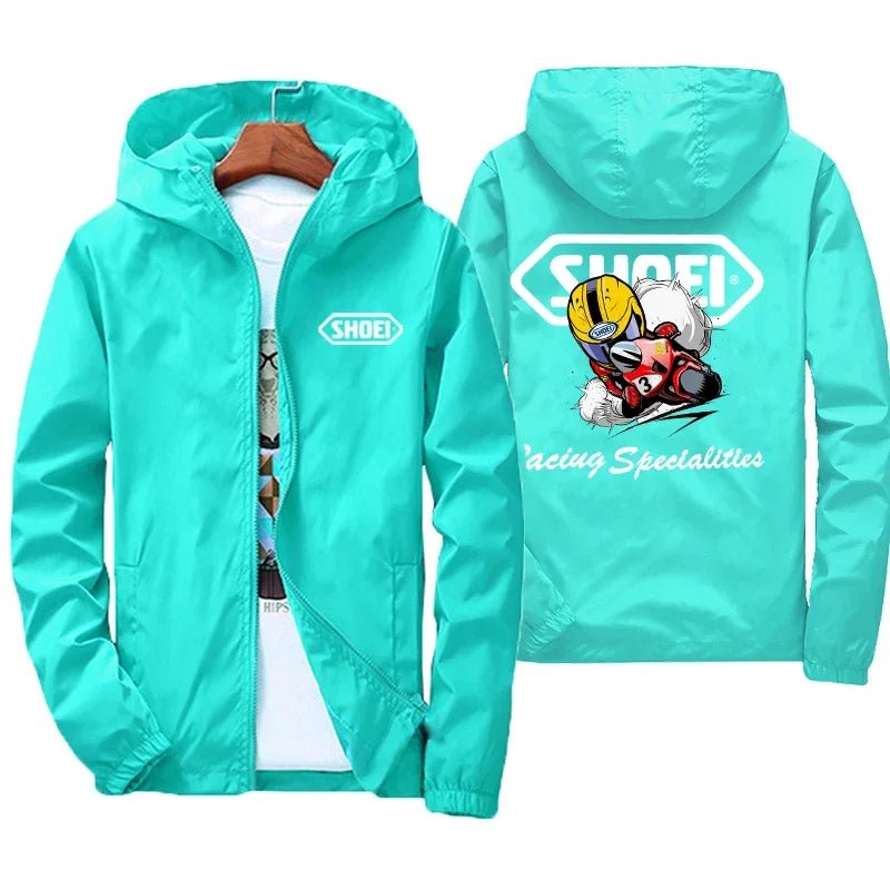Chaqueta cortavientos para hombre de alta calidad, nueva, 2025, impermeable, grande, con capucha para montaña y bicicleta, para primavera y otoño.