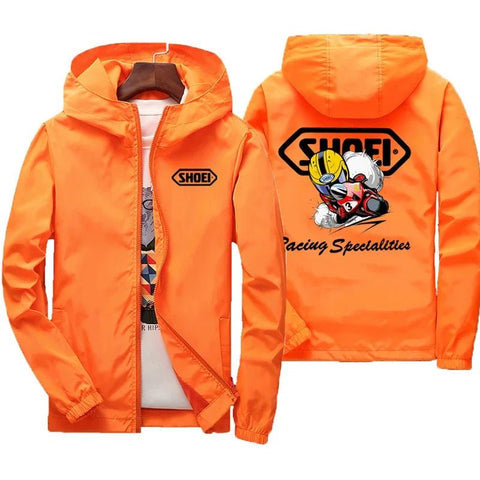 Chaqueta cortavientos para hombre de alta calidad, nueva, 2025, impermeable, grande, con capucha para montaña y bicicleta, para primavera y otoño.
