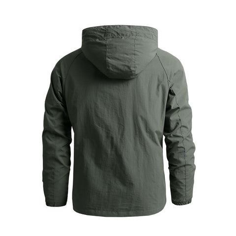 Chaqueta impermeable de primavera para hombre, para exteriores, de talla grande, cortavientos, impermeable, transpirable, para pesca, camping, chaquetas tácticas, ropa para hombre