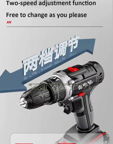 Taladro eléctrico inalámbrico de impacto, batería de litio de alta potencia, taladro manual inalámbrico recargable, herramientas eléctricas para bricolaje en el hogar

Electric Impact Cordless Drill High-power Lithium Ba