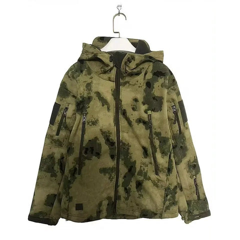 Chaquetas militares de piel de tiburón, de caparazón blando, para hombre, tácticas, a prueba de viento, impermeables, de combate, con capucha.