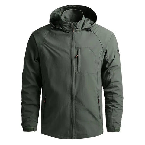Chaqueta impermeable de primavera para hombre, para exteriores, de talla grande, cortavientos, impermeable, transpirable, para pesca, camping, chaquetas tácticas, ropa para hombre
