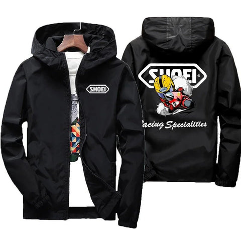 Chaqueta cortavientos para hombre de alta calidad, nueva, 2025, impermeable, grande, con capucha para montaña y bicicleta, para primavera y otoño.