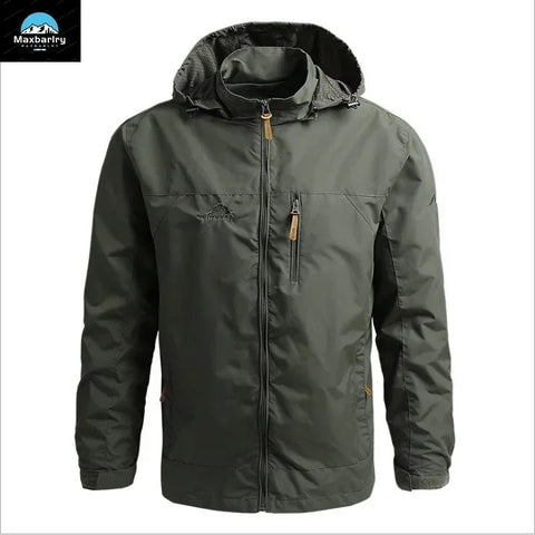 Chaqueta Gorpcore para hombre, chaqueta táctica militar de caza, cortavientos impermeable informal de otoño, abrigo para hombre, ropa de trabajo con bolsillo.