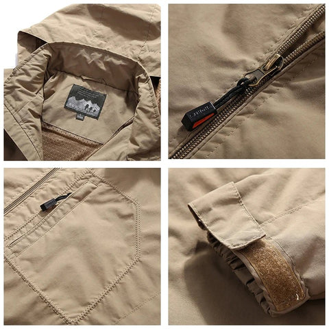 Chaqueta impermeable de primavera para hombre, para exteriores, de talla grande, cortavientos, impermeable, transpirable, para pesca, camping, chaquetas tácticas, ropa para hombre