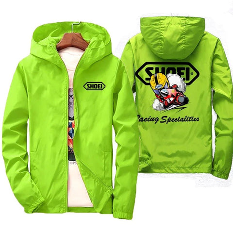 Chaqueta cortavientos para hombre de alta calidad, nueva, 2025, impermeable, grande, con capucha para montaña y bicicleta, para primavera y otoño.