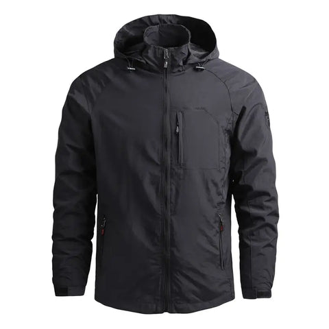 Chaqueta impermeable de primavera para hombre, para exteriores, de talla grande, cortavientos, impermeable, transpirable, para pesca, camping, chaquetas tácticas, ropa para hombre