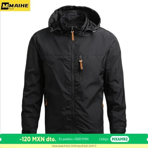 Chaqueta Gorpcore para hombre, chaqueta táctica militar de caza, cortavientos impermeable informal de otoño, abrigo para hombre, ropa de trabajo con bolsillo.