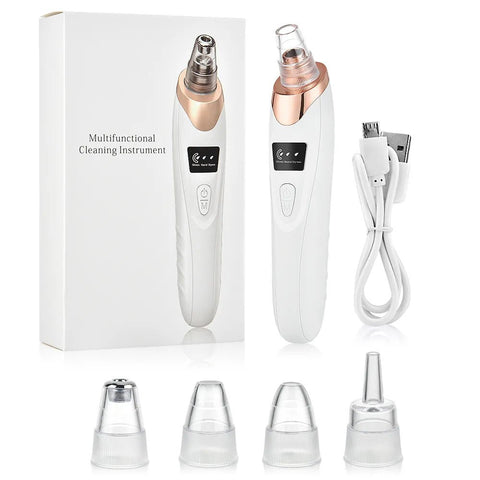 Removedor eléctrico de espinillas, limpiador de acné al vacío, eliminación de manchas negras, limpieza Facial profunda, máquina limpiadora de poros, herramientas para el cuidado de la piel